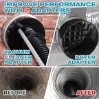 Sealegend 47-Piece 40-Feet Dryer Vent Cleaner Kit, Dryer Cleaning Tools - Image 4