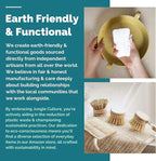 Jungle Culture Eco Sponge Set of 4 • Eco Friendly Natural Dishwashing Sponges • - Image 7