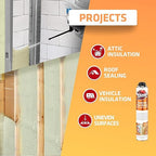 Kraken Bond Fastcoat Fire Rated Spray Foam Insulation Closed Cell in a Can 480 - Image 7