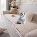 OTOB Couch Covers for Sofa Pet Friendly, Washable & Non Slip Fuzzy Dog Couch by OTOB