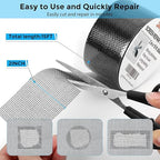 Black Window Screen Repair Tape, 2 in X 15 FT Screen Repair Kit - Image 2