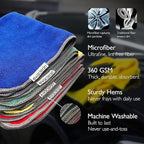 EvaClean Premium Microfiber Cleaning Cloth 16"x16" - Image 8