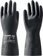 LANON Rubber Chemical Resistant Gloves, Reusable Heavy-duty Safety Work Gloves by LANONProtection