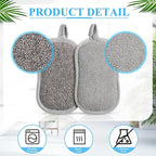 Boao 10 Pieces Multipurpose Kitchen Scrub Sponges, Non-Scratch Microfiber Scrub - Image 3