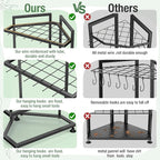 Garden Tool Organizer for Corner, Metal Yard Tool Organizer for Long-Handled - Image 7
