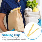 PATIKIL Sealing Clips 4.3 Inch, 10 Pack Reusable Plastic Bag Clip Clamp Sealer - Image 5
