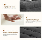 Ottoman with Storage 38 inches, Furniture End of Bed Storage Benches, Long - Image 7