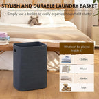OIAHOMY Laundry Hamper, Laundry Basket，Rectangle Cotton Large Blanket Storage - Image 5