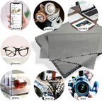 Microfiber Cleaning Cloths, 6x7 Inch – Soft Lens & Glasses Cleaning Cloth - Image 4