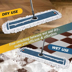 42" Commercial Mop, MASTERTOP Heavy Duty Dust Floor Mop - Image 5