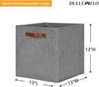 DULLEMELO Fabric Storage Cubes, 13 inch Cube Stroage Bins - Image 3