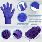 6 Pcs Microfiber Dusting Mitt Gloves Microfiber Washable Dusting Gloves Car - Image 7