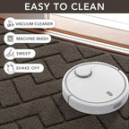 hicorfe Indoor Door Mat, Non Slip Door Mats, Absorbent Resist Dirt Entrance - Image 7