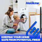 Holikme 2 Pieces Dryer Vent Cleaner Kit, Dryer Lint Vacuum Attachment and - Image 8