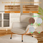 24 PCS Silicone Chair Leg Floor Protectors Medium Fit Rubber Felt Furniture - Image 3