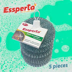 5 Pcs ESSPERTA Stainless Steel Wool Scrubber，5 Steel Scrubber Wool Pads - Image 2