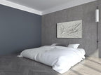 NANKAI Hand-Painted White Texture Abstract Art Painting Minimalist Art Home - Image 7