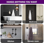 JOMOLA Stainless Steel Bathroom Suction Hooks - Image 5