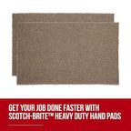 3M Scotch-Brite Heavy Duty Hand Pad 7440B, 6 in x 9 in, Hand Sanding Pad - Image 13