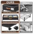 Under Bed Storage with Wheels, XXL 65L Under the bed storage Organizer Bins - Image 2