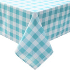 Classic Gingham Plaid Tablecloth Fabric - Image 6