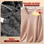 Good Life Lint Roller, Reusable Mini Lint Roller Pet Hair Remover, Portable - Image 3