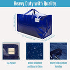 VENO 6 Pack Moving and Storage Bags, Heavy Duty, Alternative to Moving Boxes - Image 3