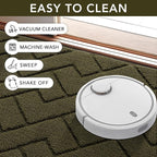 hicorfe Indoor Door Mat, Non Slip Door Mats, Absorbent Resist Dirt Entrance - Image 7