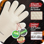 KITCHEN PERFECTION Silicone Smoker Oven Gloves - Image 2