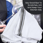 WHITEWRAP Kitchen Dish Towels for Kitchen, Highly Absorbent for Drying and - Image 2