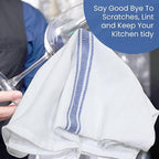 WHITEWRAP Kitchen Dish Towels for Kitchen, Highly Absorbent for Drying and - Image 2