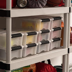 IRIS USA 6 Qt Stackable Plastic Storage Bins - Image 8