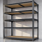 72" H Storage Shelves Heavy Duty, 2200LBS Garage Shelving, 5 Tier Metal by Unknown