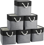 Cube Storage Bins, Collapsible Fabric Cube Storage Bin, 11 Inch Cube Storage by BOFUGA