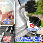 Holikme Dryer Vent Cleaner Kit, Include 30Feet Dryer Vent Cleaning Brush - Image 2