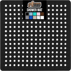 GORILLA GRIP Patented Square Shower Stall Mat, Small Bathtub Floor Mats by GorillaGrip