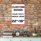 Custom Sign, Personalized Metal Signs, Aluminum Weatherproof Metal Sign - Image 6