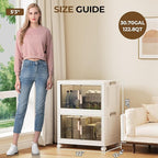 Elegant 2 Tiers Stackable Storage Bins - Image 2