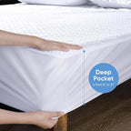 Cooling Waterproof Mattress Protector King Size, Mattress Cover 3D Air Fabric - Image 5