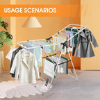 Clothes Drying Rack Foldable, Metal Laundry Drying Rack, - Image 7