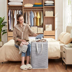 Lifewit 2 Pack Laundry Hamper Large Collapsible Laundry Baskets, Freestanding - Image 8