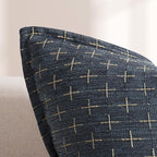 ZWJD Pillow Covers 22x22 Set of 2 Soft Polyester Textured Pillow Covers - Image 2