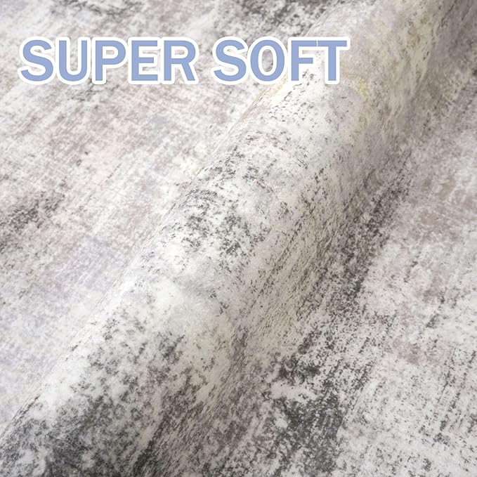 IOHOUZE Abstract Runner Rug 3x14 Ft Washable Runners - Image 7