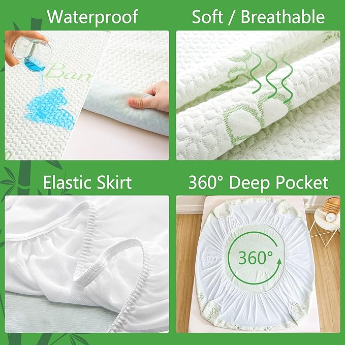 GOONIK Split King Mattress Protector - Image 4
