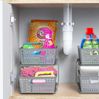 Simple Houseware 2 Tier Bathroom Organizer Tray Pull-Out Sliding - Image 6