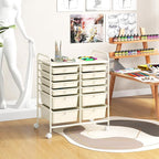 GOFLAME 12-Drawer Rolling Storage Cart, Mobile Utility Cart - Image 2