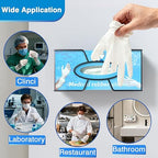 Glove Box Holder for Wall Mount, Disposable Glove Dispenser, Metal Box - Image 3