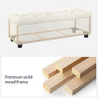 BELLEZE 47" Storage Ottoman, Storage Bench - Image 3