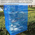 Drying Rack 6 Layers Folding Fish Mesh, Foldable Nylon Netting, Hanging Drying - Image 2
