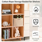 Woven Cotton Rope Storage Basket - Image 5
